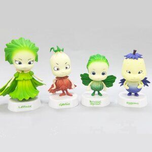 Final Fantasy Yoshitaka Amano NY SALAD Vegetable Fairies 4-Piece Figure Set